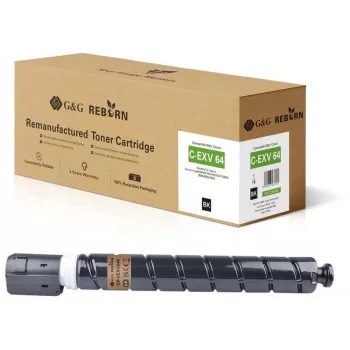 G&G Reborn Toner Cartridge Compatible with Canon C-EXV 64 (5753C002) Black