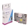 G&G Satin Ribbon Label Tape, Compatible with Brother TZe-R232, Red/White, 12mm x 4m (18777)