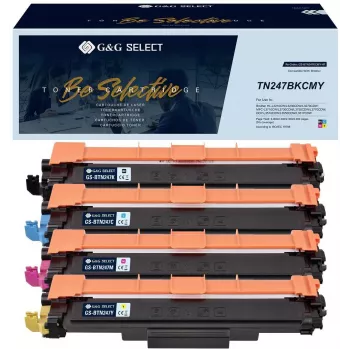 G&G Select Toner 4-Pack for Brother TN-247CMYK BK/C/M/Y (21134)