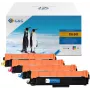 G&G Toner 4-Pack Value Set for Brother TN-247 Black, Cyan, Magenta, Yellow (16024)