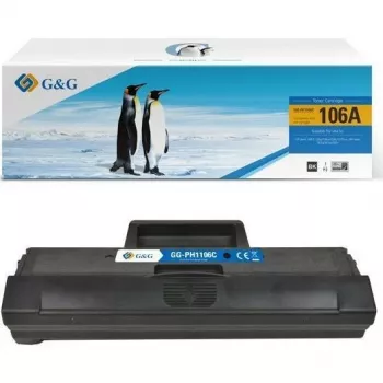 G&G Toner Cartridge Compatible with HP 106A / W1106A (Black)