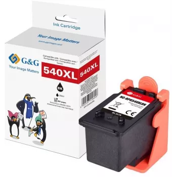 G&G XL High-Yield Compatible Ink Cartridge for Canon PG-540XL (Black, 600 Pages) - 14689