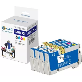 G&G XL Ink Cartridge 4-Pack for Epson 405XL MP BK/C/M/Y (18594)