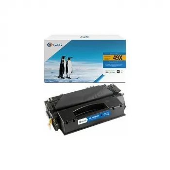 G&G XL Toner Cartridge Compatible with HP 49X (Q5949X) / Canon 708H - Black, 12,000 Pages