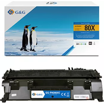 G&G XL Toner Cartridge Compatible with HP CE505X/CF280X/Canon 719H (13683)