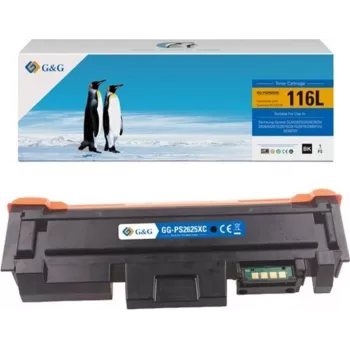 G&G XL Toner Cartridge for Samsung MLT-D116L/HP SU828A (14446) - Black, 3000 Pages