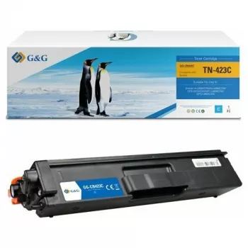 G&G XL Toner Compatible with Brother TN-423C Cyan