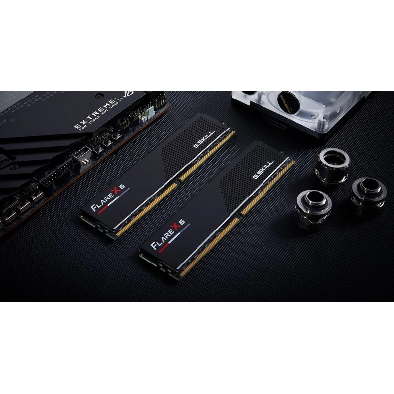 G.Skill Flare X5 256 GB (4 x 64 GB) DDR5-6000 CL34 Desktop Memory Kit - Matte Black