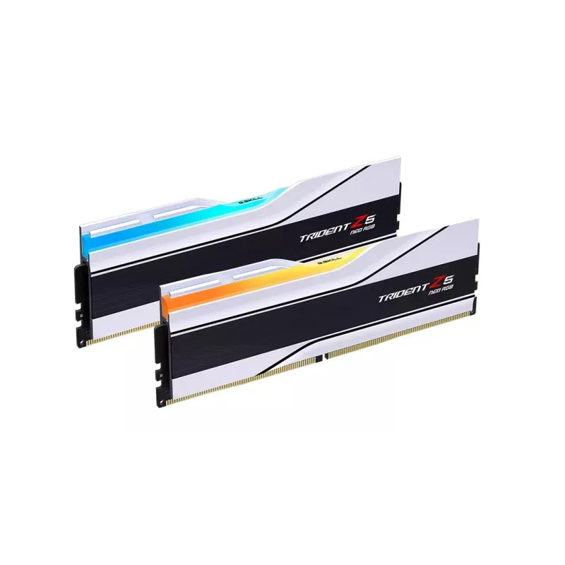 G.Skill Trident Z5 Neo RGB 48GB (2x24GB) DDR5-6400 CL32 White AMD EXPO Memory Kit