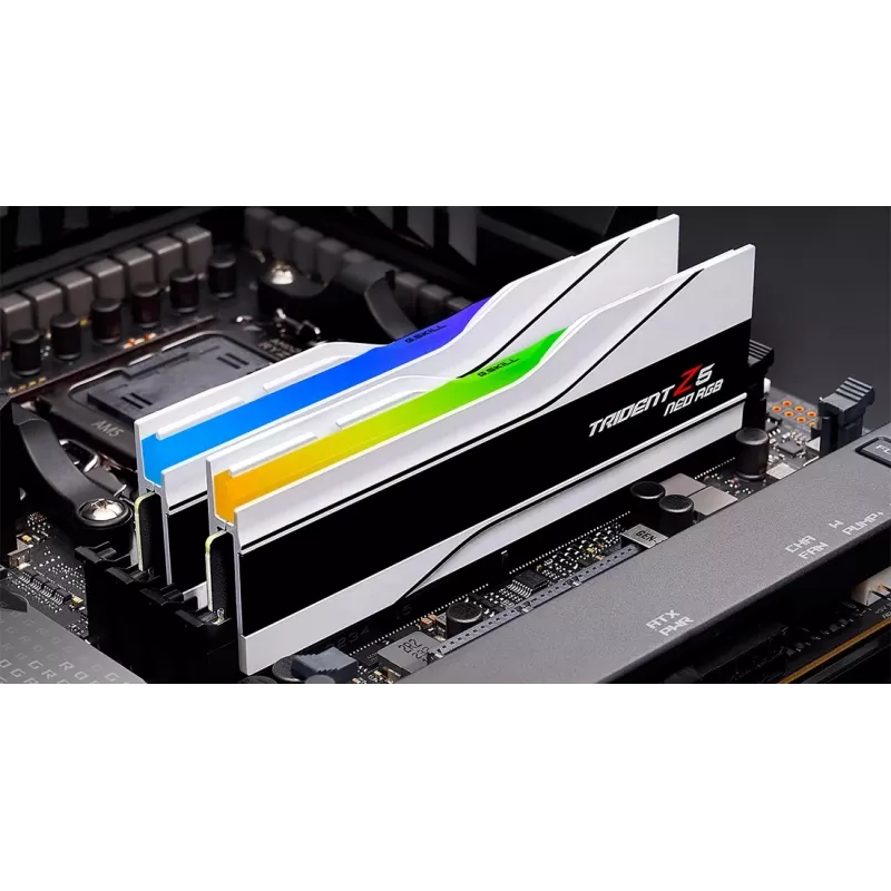 G.Skill Trident Z5 Neo RGB 48GB (2x24GB) DDR5-6400 CL32 White AMD EXPO Memory Kit