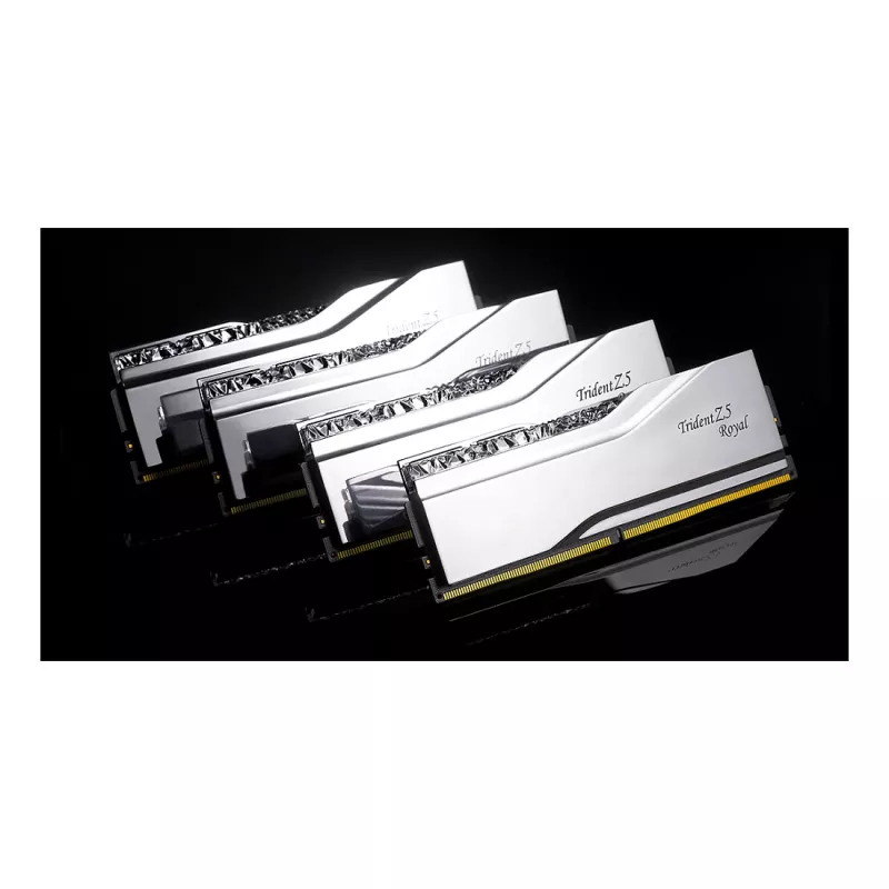 G.Skill Trident Z5 Royal RGB 48GB (2x24GB) DDR5-8400 CL40 Desktop Memory Kit - Polished Silver