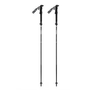 Gabel Hybrid Carbon XTL Trekking Poles – 3-Section Telescopic, 100-135cm, 230g, Ergo Foam Grip