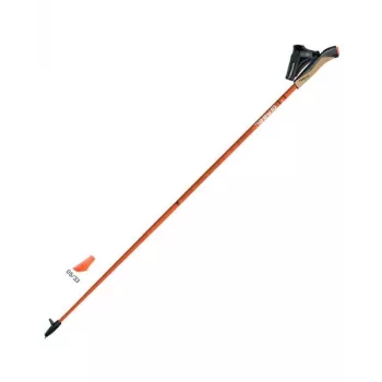Gabel X-1.35 Active Nordic Walking Poles 125 cm Fixed Length (Black/Red)