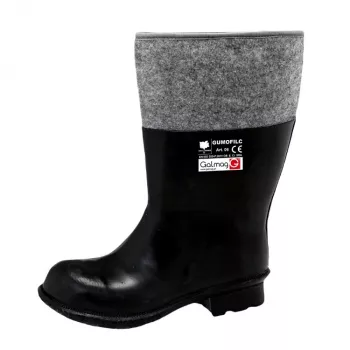 GALMAG Felt-Rubber Work Boots 06 Size 41 Grey/Black