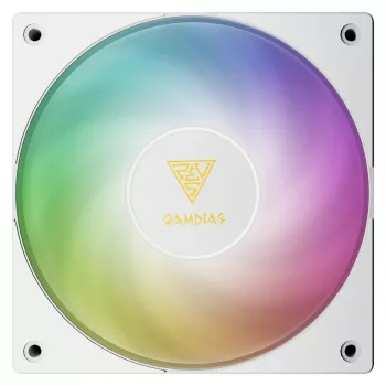 GAMDIAS NOTUS M1-1201 WH ARGB PWM 120mm Case Fan