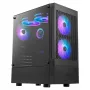 Gamdias Talos E3 Mesh RGB Mid Tower ATX Case with Tempered Glass Panels (Black)