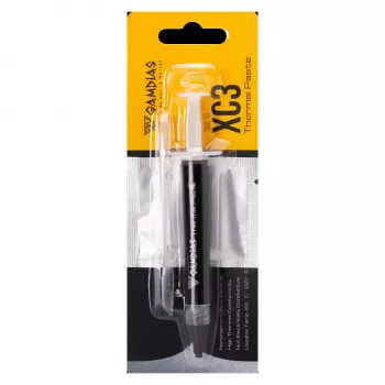 Gamdias XC3 Thermal Paste 2g - High Performance 13.5 W/mK, Non-Conductive, Syringe Applicator
