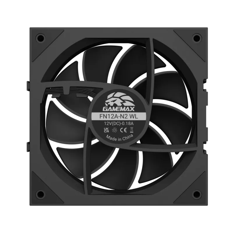 Gamemax FN12A-N2 WL Case Fan Black