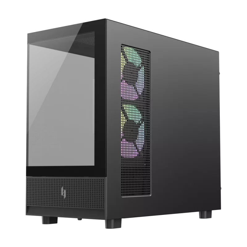 GAMEMAX NEX C31 BK Mid-Tower PC Case, MATX/BTF, Black