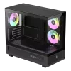 GAMEMAX NEX C31 BK Mid-Tower PC Case, MATX/BTF, Black