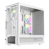Gamemax NEX C51 WH ATX/BTF Mid Tower PC Case White