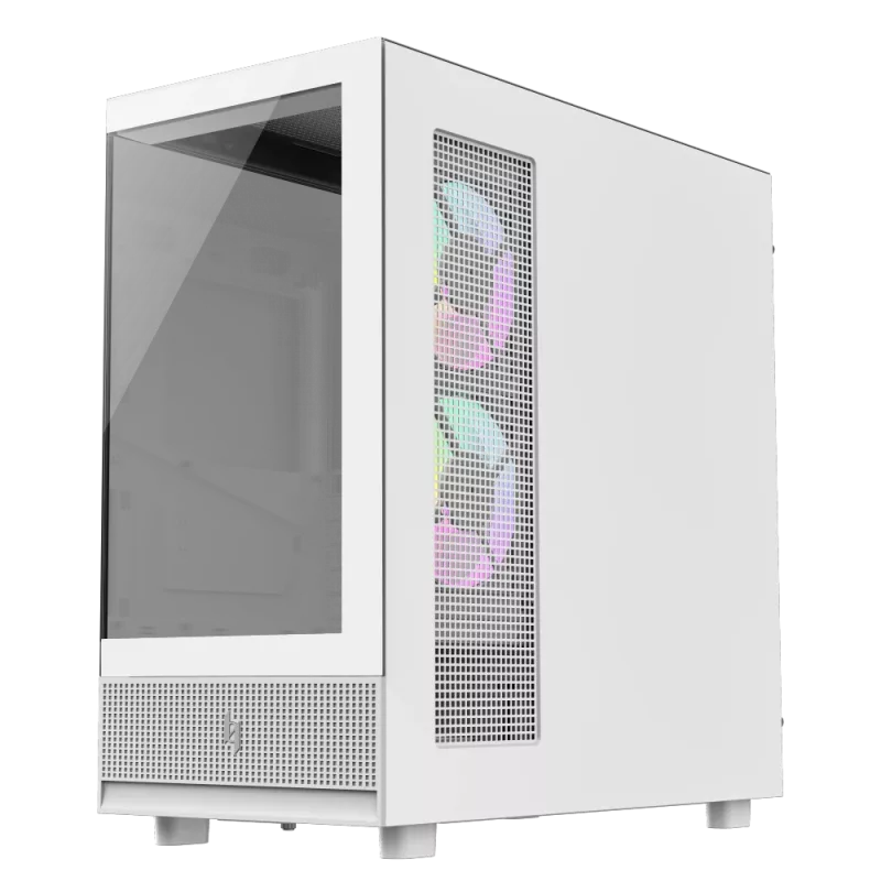 Gamemax NEX C51 WH ATX/BTF Mid Tower PC Case White