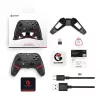 GameSir Cyclone 2 Tri-Mode Wireless Gaming Controller with Hall Effect Sticks and Triggers, RGB Lighting, Programmable Back Buttons, 6-Axis Gyro, 20h Battery - Black