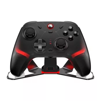 GameSir Cyclone 2 Tri-Mode Wireless Gaming Controller with Hall Effect Sticks and Triggers, RGB Lighting, Programmable Back Buttons, 6-Axis Gyro, 20h Battery - Black