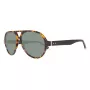 GANT GRS2003TOBLK2 Men's Rectangular Sunglasses - Black Frame, Grey Lens, 58mm