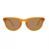 GANT Unisex Sunglasses GRS2005MOR-1 Brown Plastic Frame Grey Polycarbonate Lens 49mm