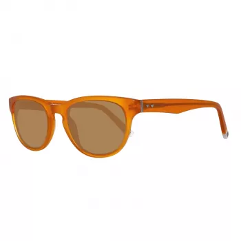 GANT Unisex Sunglasses GRS2005MOR-1 Brown Plastic Frame Grey Polycarbonate Lens 49mm