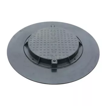 Garden Sewer Cover 780PE-B-PL1 A15 Black