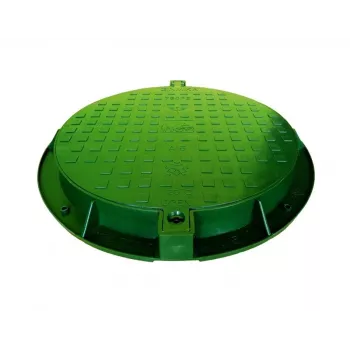 Garden Sewerage Cover 780PE-G A15 Green HDPE Manhole Cover
