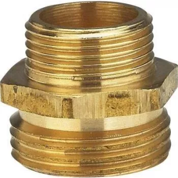 Gardena Brass Thread Reducing Nipple G 1 Male x G 3/4 Male 7263-20