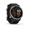 Garmin Approach S44 Silver Aluminium Bezel with Black Silicone Band