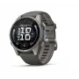 Garmin Fenix 9 – 43mm, Titanium with Pebble Grey Silicone Band