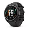 Garmin fenix 9 – 47mm, Carbon Grey DLC Titanium with Black Silicone Band