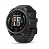 Garmin fenix 9 – 47mm, Carbon Grey DLC Titanium with Black Silicone Band