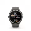 Garmin Fenix 9 – 47mm Titanium with Pebble Grey Silicone Band