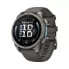 Garmin Fenix 9 – 47mm Titanium with Pebble Grey Silicone Band