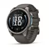 Garmin Fenix 9 – 47mm Titanium with Pebble Grey Silicone Band