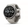 Garmin Fenix 9 Pro – 43mm Titanium with Fog Grey/Dark Sandstone Silicone Band