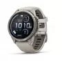 Garmin Fenix 9 Pro – inReach, 43mm Titanium with Fog Grey/Dark Sandstone Silicone Band