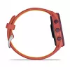 Garmin Forerunner 170 Music GPS Running Watch, Berry Case with Red Pink/Mango Band