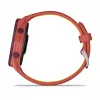 Garmin Forerunner 170 Music GPS Running Watch, Berry Case with Red Pink/Mango Band