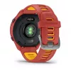 Garmin Forerunner 170 Music GPS Running Watch, Berry Case with Red Pink/Mango Band