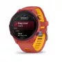 Garmin Forerunner 170 Music GPS Running Watch, Berry Case with Red Pink/Mango Band