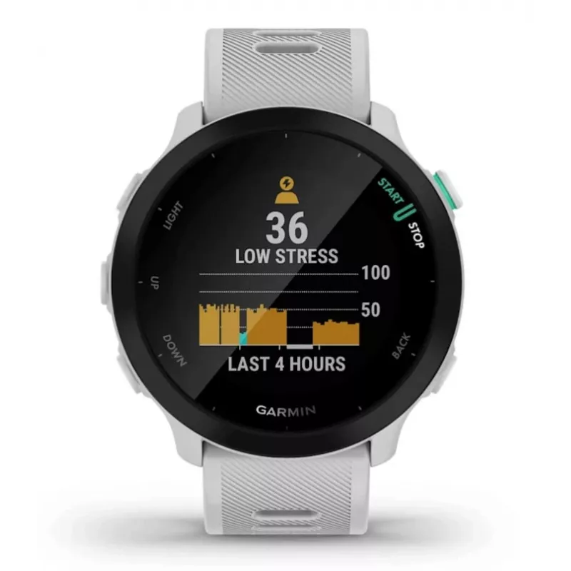 Garmin Forerunner 55 GPS Smartwatch 42 mm White