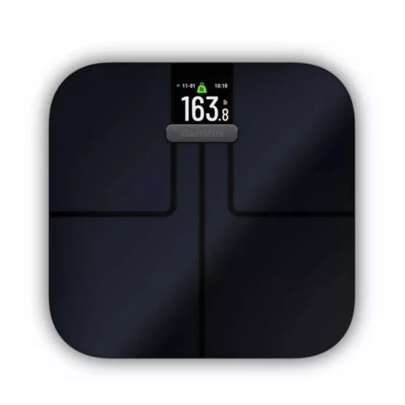 Garmin Index S2 Smart Scale Black with Wi-Fi, Body Composition, 16 User Profiles
