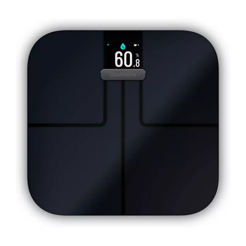 Garmin Index S2 Smart Scale Black with Wi-Fi, Body Composition, 16 User Profiles
